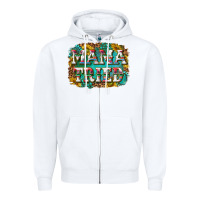 White western mama tried with sunflowers and gemstone Zipper Hoodie - texasbilliewilder