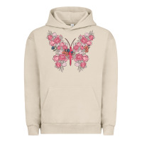 Pigment French Oak floral butterfly Urban Hoodie - MaliasSmallBusiness