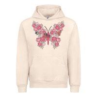 Sandshell floral butterfly Urban Hoodie - MaliasSmallBusiness
