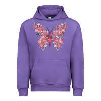 Tulip floral butterfly Urban Hoodie - MaliasSmallBusiness