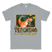 Heather Grey teaching is a walk in the park Classic Tee - texasbilliewilder