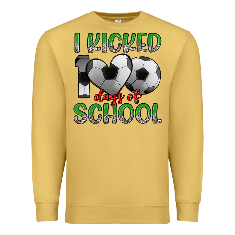 I Kicked 100 Days Of School Premium Sweatshirt by Artiststas | Teevron