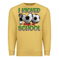 Antique Gold i kicked 100 days of school Premium Sweatshirt - Artiststas