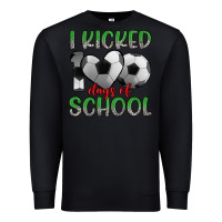 Black i kicked 100 days of school Premium Sweatshirt - Artiststas
