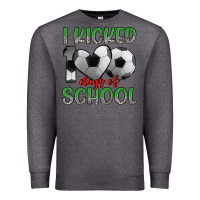 Charcoal Heather i kicked 100 days of school Premium Sweatshirt - Artiststas