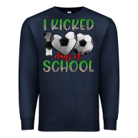 Navy i kicked 100 days of school Premium Sweatshirt - Artiststas