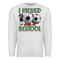 Oatmeal Heather i kicked 100 days of school Premium Sweatshirt - Artiststas