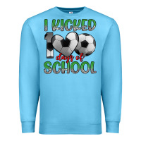 Ocean Blue i kicked 100 days of school Premium Sweatshirt - Artiststas
