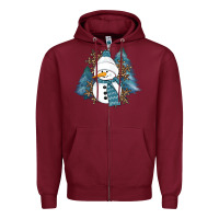 Burgundy showman winter Zipper Hoodie - RanaPortraitStore