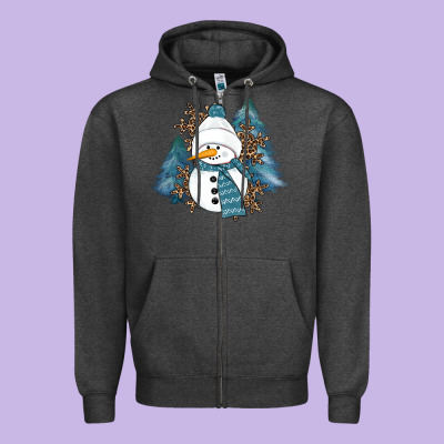 Showman Winter Zipper Hoodie Designed By Ranaportraitstore