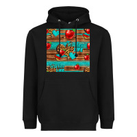 Black teacher life seamless pattern Heavyweight Hoodie - HRA Design Shop