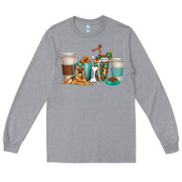 Heather Grey german shepherd dog coffee cups Long Sleeve Tee - texasbilliewilder