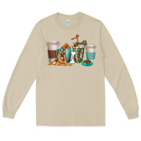Mushroom german shepherd dog coffee cups Long Sleeve Tee - texasbilliewilder