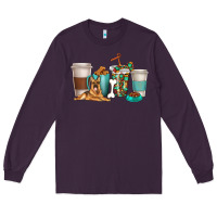 Plum german shepherd dog coffee cups Long Sleeve Tee - texasbilliewilder