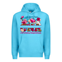 Ocean Blue valentines day cna certified nursing assistant Premium Hoodie - AdoDesignShop