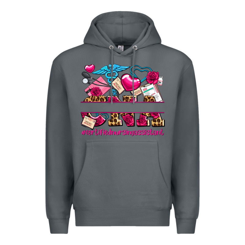 Valentines Day Cna Certified Nursing Assistant Premium Hoodie by AdoDesignShop | Teevron