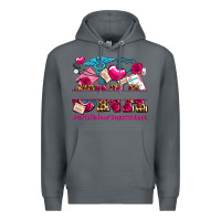 Rock valentines day cna certified nursing assistant Premium Hoodie - AdoDesignShop