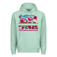 Seafoam valentines day cna certified nursing assistant Premium Hoodie - AdoDesignShop