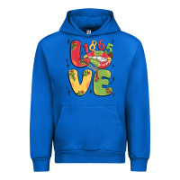 Cobalt love juneteenth lips Urban Hoodie - MaliasSmallBusiness