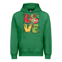 Emerald love juneteenth lips Urban Hoodie - MaliasSmallBusiness