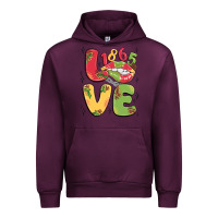 Mauve Wine love juneteenth lips Urban Hoodie - MaliasSmallBusiness