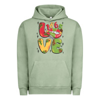 Pigment Oil Green love juneteenth lips Urban Hoodie - MaliasSmallBusiness