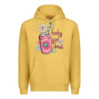 Antique Gold lucky girl drink Premium Hoodie - MaliasSmallBusiness