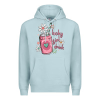 Blue Mist lucky girl drink Premium Hoodie - MaliasSmallBusiness