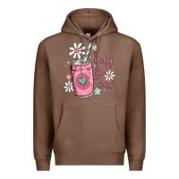 Chestnut lucky girl drink Premium Hoodie - MaliasSmallBusiness