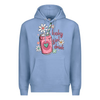 Colony Blue lucky girl drink Premium Hoodie - MaliasSmallBusiness