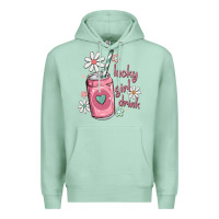 Seafoam lucky girl drink Premium Hoodie - MaliasSmallBusiness