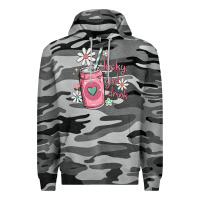 Slate Camo lucky girl drink Premium Hoodie - MaliasSmallBusiness