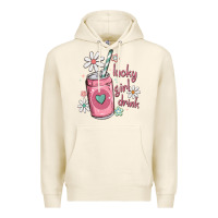Tofu lucky girl drink Premium Hoodie - MaliasSmallBusiness