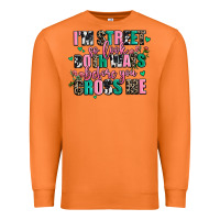 Carrot floral i am street so look both ways before you cr Premium Sweatshirt - AdoDesignShop