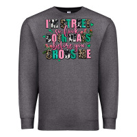 Charcoal Heather floral i am street so look both ways before you cr Premium Sweatshirt - AdoDesignShop