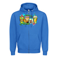 True Royal alligator coffee cups Zipper Hoodie - Zillion Design Studio