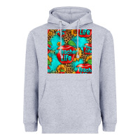 Heather Grey teacher apple seamless pattern Heavyweight Hoodie - HRA Design Shop
