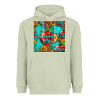 Matcha teacher apple seamless pattern Heavyweight Hoodie - HRA Design Shop