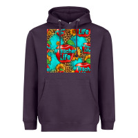 Plum teacher apple seamless pattern Heavyweight Hoodie - HRA Design Shop
