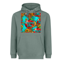Sage teacher apple seamless pattern Heavyweight Hoodie - HRA Design Shop
