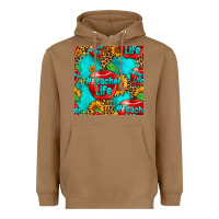 Toasted Coconut teacher apple seamless pattern Heavyweight Hoodie - HRA Design Shop