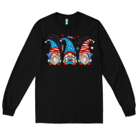 Black fourth of july gnomes Long Sleeve Tee - Zillion Design Studio