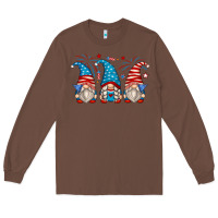 Chestnut fourth of july gnomes Long Sleeve Tee - Zillion Design Studio