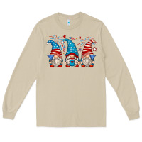 Fourth Of July Gnomes Long Sleeve Tee | Teevron