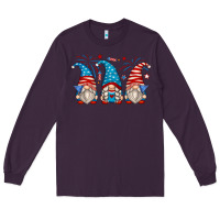 Plum fourth of july gnomes Long Sleeve Tee - Zillion Design Studio
