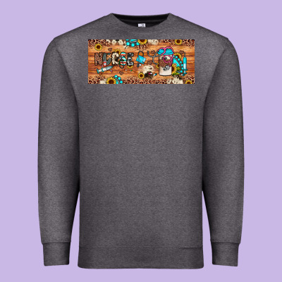 Nurse Premium Sweatshirt Designed By Jahusdesignshop