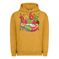 Pigment Peanut Butter 1865 juneteenth lips Urban Hoodie - MaliasSmallBusiness