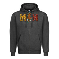 Charcoal Heather western mom Zipper Hoodie - texasbilliewilder