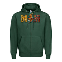 Sports Green western mom Zipper Hoodie - texasbilliewilder