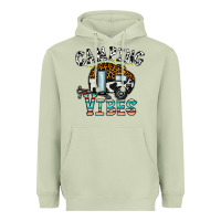 Matcha camping vibes Heavyweight Hoodie - CowhideDigitalArt